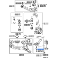 Genuine Toyota Mount Bracket Castle Nut 90171-16050