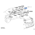 TOYOTA - MOULDING, ROOF DRIP SIDE FINISH, REAR LH - 75554-60050