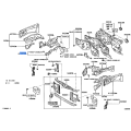 Toyota Land Cruiser Front Right Fender Apron to Frame Seal
