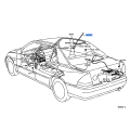 Toyota Roof Antenna Pole Sub-Assembly 86309-68020