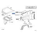 Front Fender Main Seal, Right