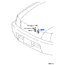 Toyota 4Runner Low Note Pitch Horn 86520-48090