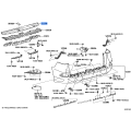 TOYOTA 52179-60061 Plate, Rear Bumper Bar