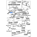 Toyota Land Cruiser Windshield Reveal Molding RH (75543-60020)