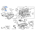 TOYOTA 12269-38010 Genuine Oil Return Pipe Gasket