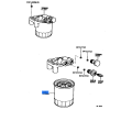 Genuine Toyota 2H / 12H-T Diesel Fuel Filter Assembly 23303-54072