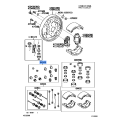 TOYOTA 04949-25040 PLUG KIT, REAR BRAKE