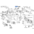 Toyota Front Bumper Side Support LH 52116-30090
