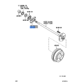 TOYOTA 42424-BZ010 Genuine Retainer, Rear Axle Bearing, Outer
