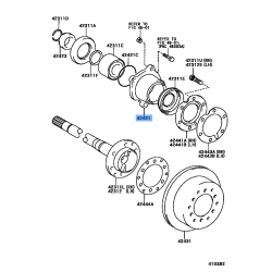 Case Rr Axle Bearing