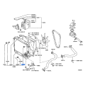 TOYOTA OEM Genuine BUSH, RADIATOR SUPPORT, NO.1
