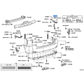 Lexus GS350 GS450H OEM Genuine Rear Right RH Bumper Side Support
