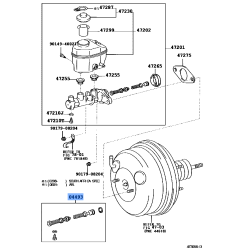 Toyota Brake Master Cylinder Kit 04493-33160