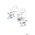 Front Power Seat Switch - Toyota Lexus LX470 2003-2007