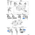 Toyota CLAMP, DOOR LOCK CYLINDER & SLEEVE
