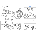 Toyota Front Disc Brake Pad Kit 04465-12592