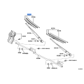 TOYOTA OEM Genuine BLADE, FR WIPER, LH 85222-52131