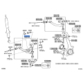 TOYOTA 48068-60010 Suspension Control Arm (Right Front Lower)