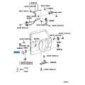 Toyota Land Cruiser RAV4 Back Door Side Female Stopper 69465-42011