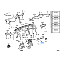 TOYOTA AVALON SEQUOIA TUNDRA Spare Switch Hole Cover 55539-52060-C0
