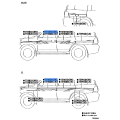 Toyota Front Door Stripe, No.3 RH