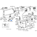 Toyota OEM Genuine GRIP, BACK DOOR 69195-60011