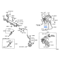 TOYOTA 16296-50030 Genuine Hose, Water By-Pass