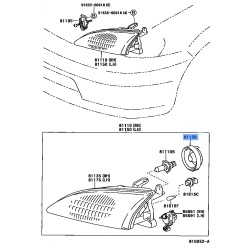 LED Projector Headlight Assembly with DRL for 2017-2019 Toyota Corolla Sedan