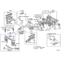 TOYOTA 53216-42902 Genuine Radiator Support Tie Bar
