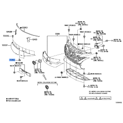Toyota Outside Molding Retainer