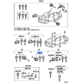 Toyota Yaris Sedan Driver Door Lock Cylinder & Key Set (69052-52350)