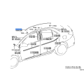 Toyota Moulding, Roof Drip Side Finish, Center Right