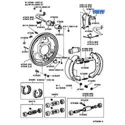 Toyota Landcruiser HJ75 FJ75 Series Brake Adjust Lever RH 47643-60010 New OEM