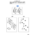 Toyota Previa Front Disc Brake Pad Set 04465-28151