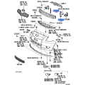 Toyota Bracket, Front Bumper Stone Deflector, No.1