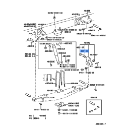 Toyota Leaf Spring Bushing (Rear Spring Leaf) - 90389-14037