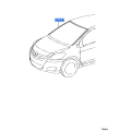 TOYOTA 75533-52140 Genuine Windshield Molding Outside
