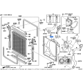 Toyota OEM Genuine SHROUD, FAN 16711-51011