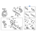 TOYOTA 04466-30030 Genuine Rear Disc Brake Pad Kit