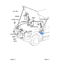Genuine OEM Toyota Lexus Hood Hinge Assembly Left Hand 53420-53100