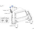 TOYOTA Genuine Land Cruiser Power Back Door Unit Assembly 68910-60072 with Bolt Washer