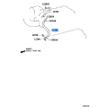 TOYOTA 12261-50070 Genuine Ventilation Hose