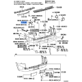 Toyota 58356-60010 Bracket, Rear Bumper Arm