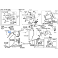 TOYOTA Windshield A Pillar Trim Clip 62217-06010 Garnish Panel