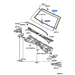 Dam Windshield Glass