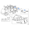 Toyota Dam, Rear Side Window 62129-36010