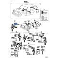 Toyota Cylinder & Key Set, Ignition Switch Lock 69057-32100