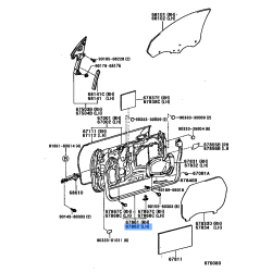 Fr Door Rubber Lh