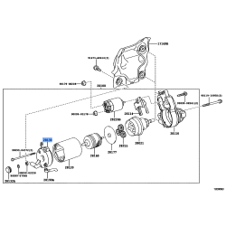 Toyota Frame Assy, Starter Commutator End 28130-38030, New Genuine OE