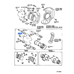 Toyota Brake Bleeder Screw (Front Disc Brake) Replaces 47547-04010